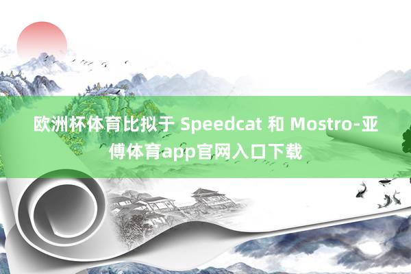 欧洲杯体育比拟于 Speedcat 和 Mostro-亚傅体育app官网入口下载